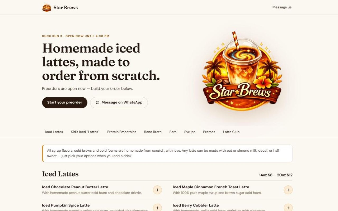 Star Brews — screenshot